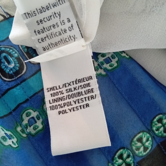 Diane Von Furstenberg 100% Silk Bohemian Style Blouse - Picture 13 of 14